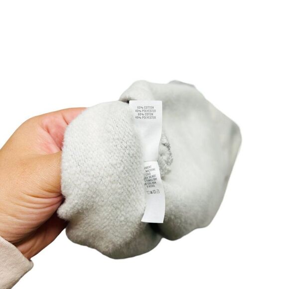 AERIE Gray Leopard Oversized Sweatshirt  - Picture 5 of 7